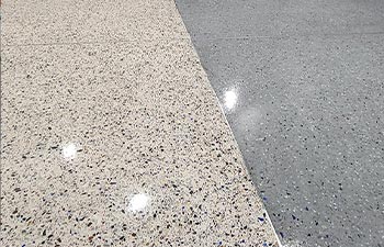 West Van ensuite — Metro Vancouver marble-look floor